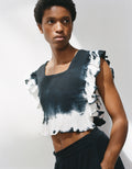 Rehana Dip-Dye Ruffle Top