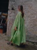 Airi Tussar Maxi Dress