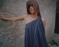 Lien One-Shoulder Pintuck Dress