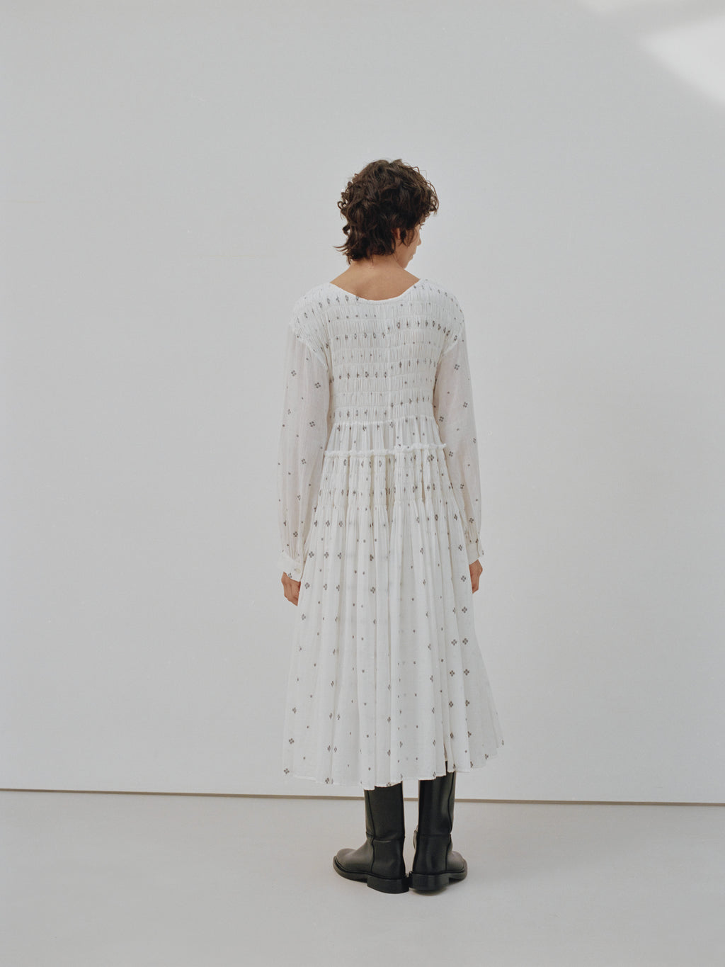 Chitra Long-Sleeve Maxi Dress