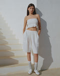Lourdes Smocked Band Top