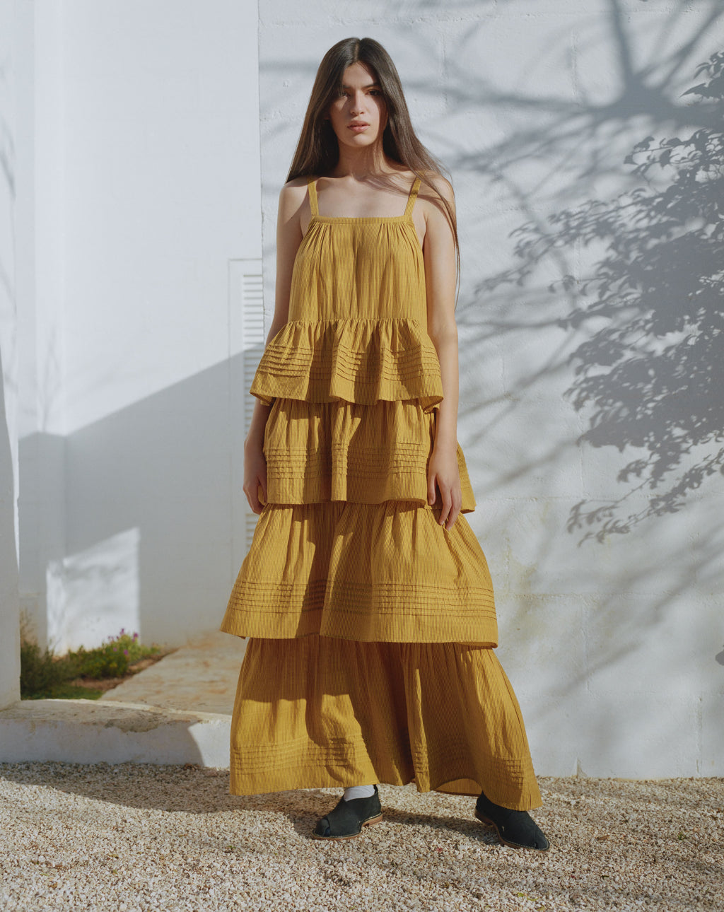 Porto Soller Tiered Maxi Dress