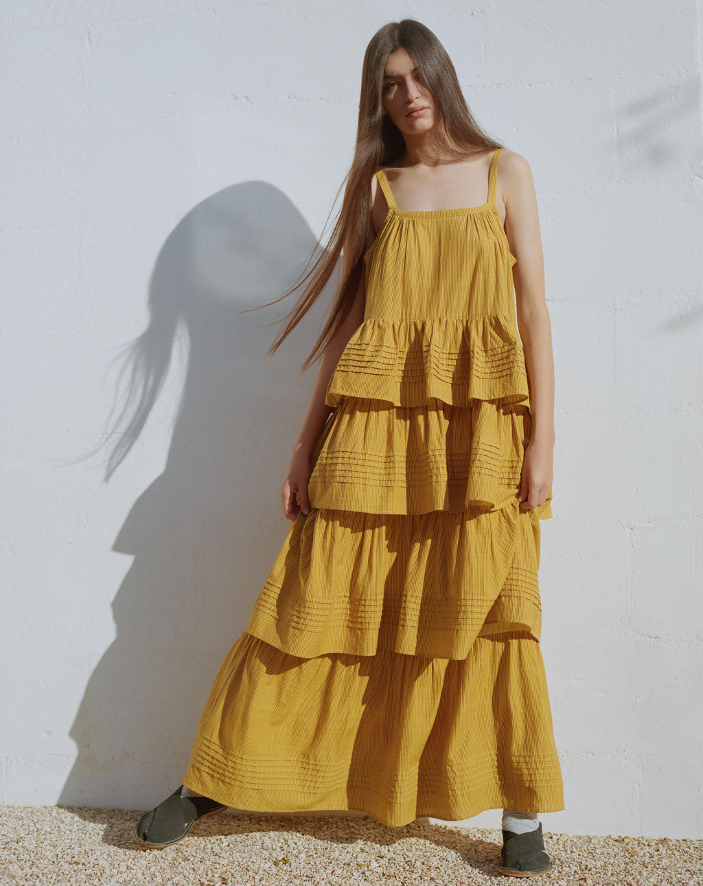 Porto Soller Tiered Maxi Dress