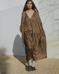 Airi Tussar Maxi Dress
