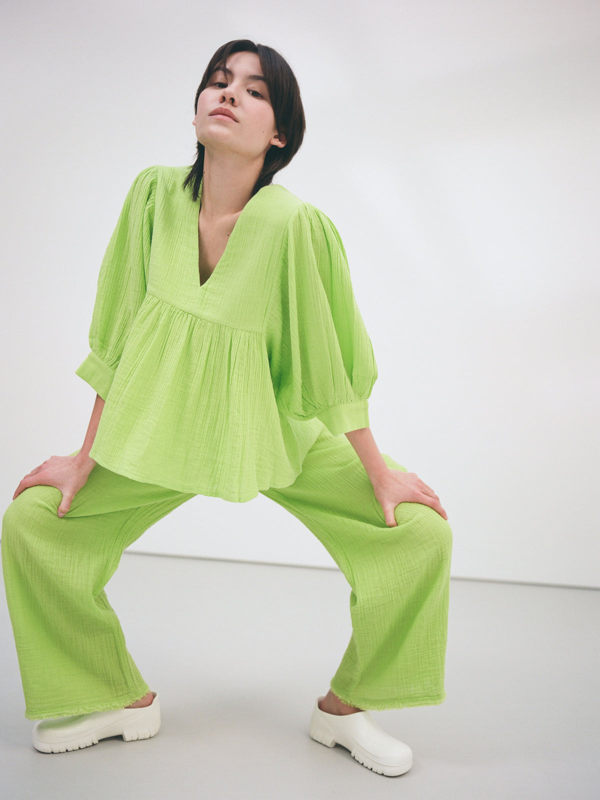 Ajmer Puff Sleeve Blouse