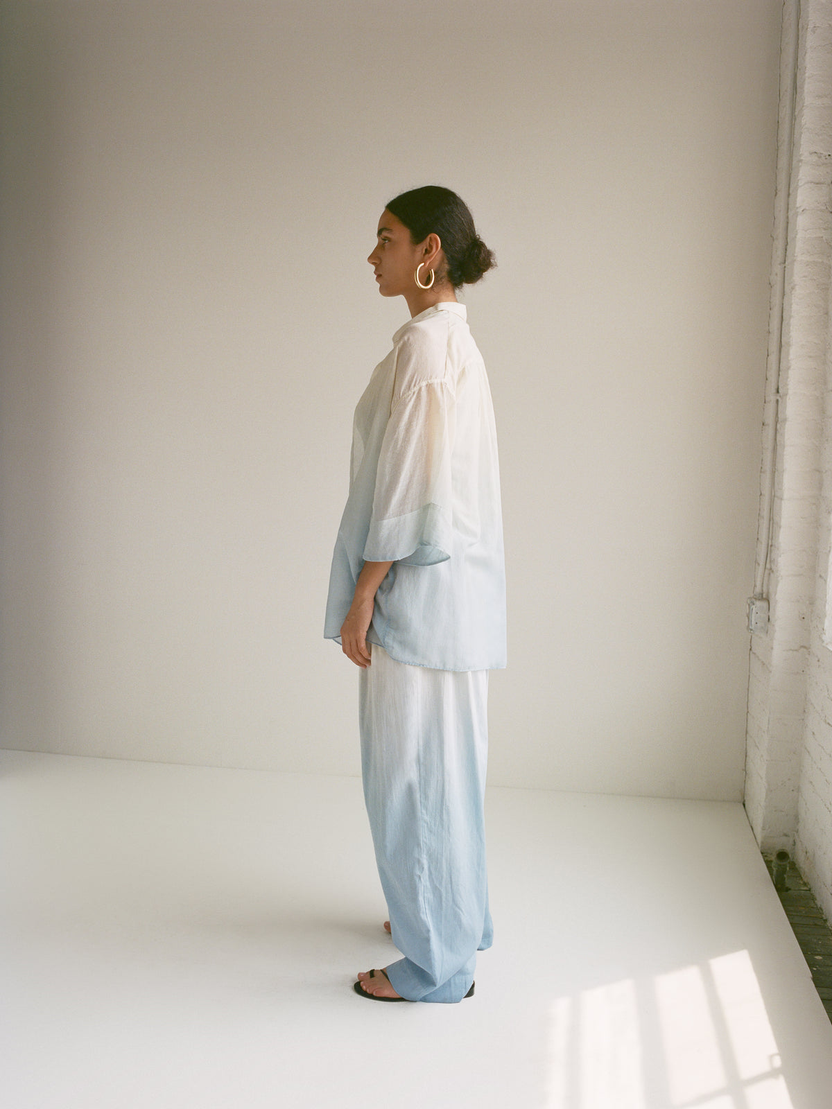 Raj Oversized Dip-Dye Shirt