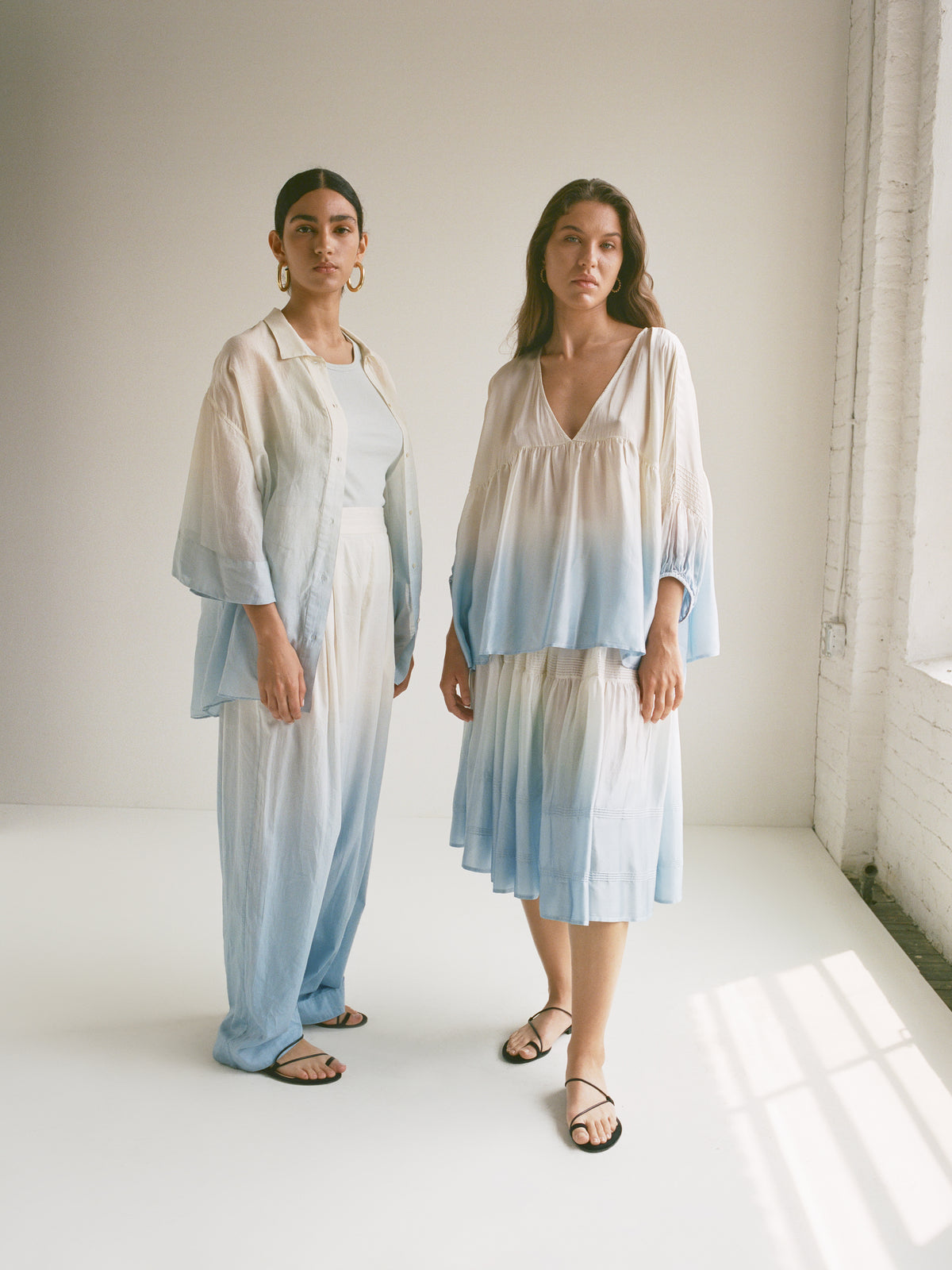 Raj Oversized Dip-Dye Shirt