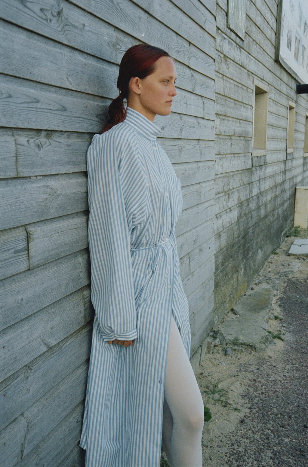 Anaak Joan Stripe Shirt Dress in Seaside Stripe Anaak Joan Stripe Shirt Dress in Seaside Stripe