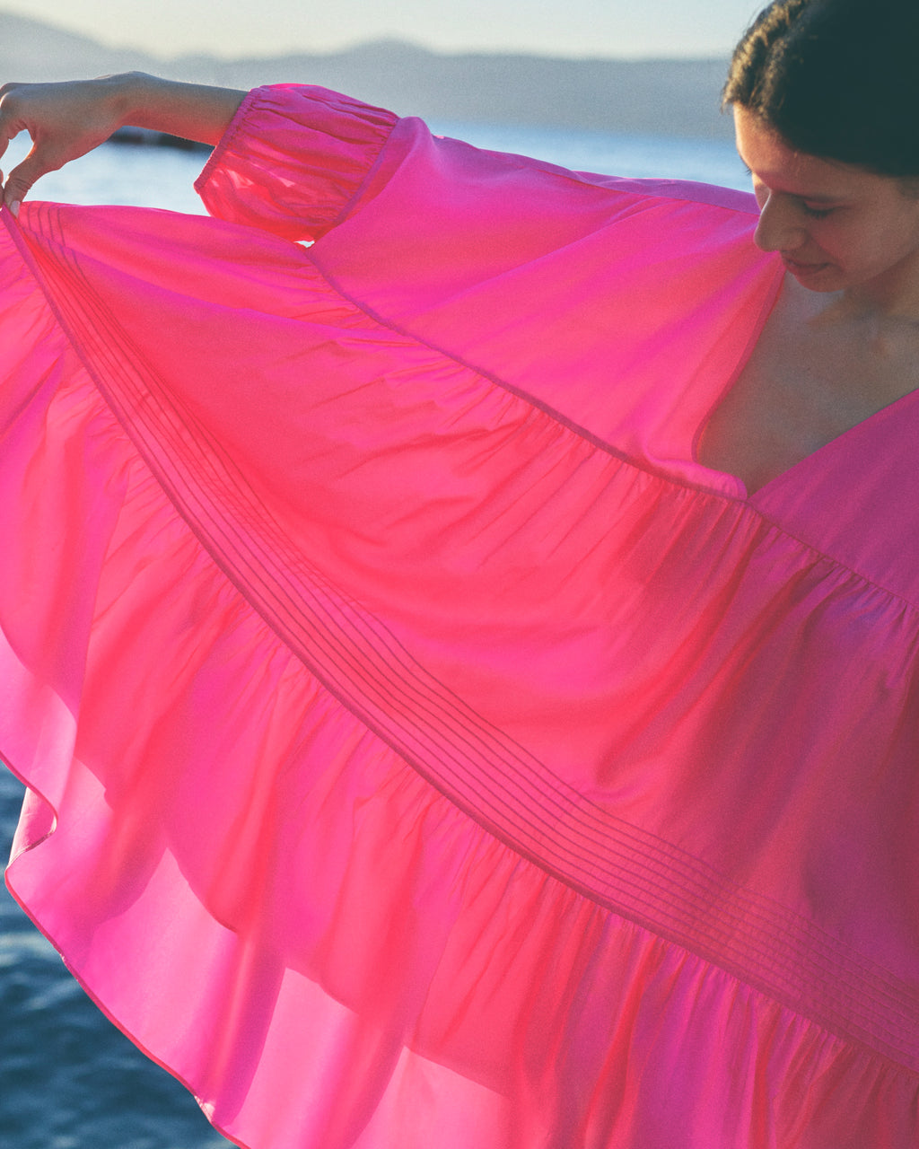 jersey anja mini dress in fuchsia Julia_Hartmann on LTK