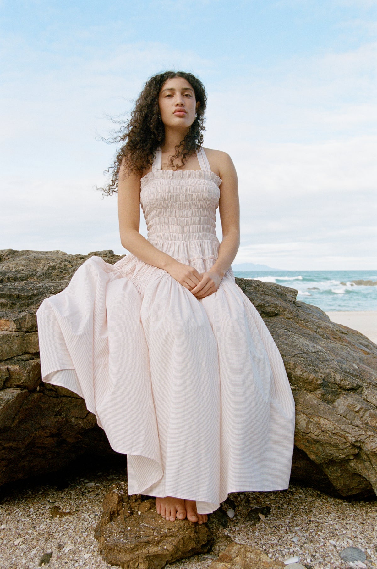 A'nh Trousseau Stripe Dress