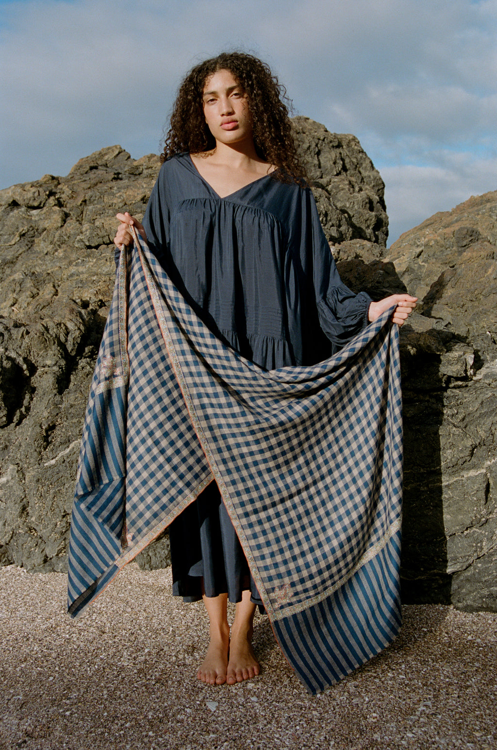 anaak airi maxi dress Anaak Airi Tussar Maxi Dress