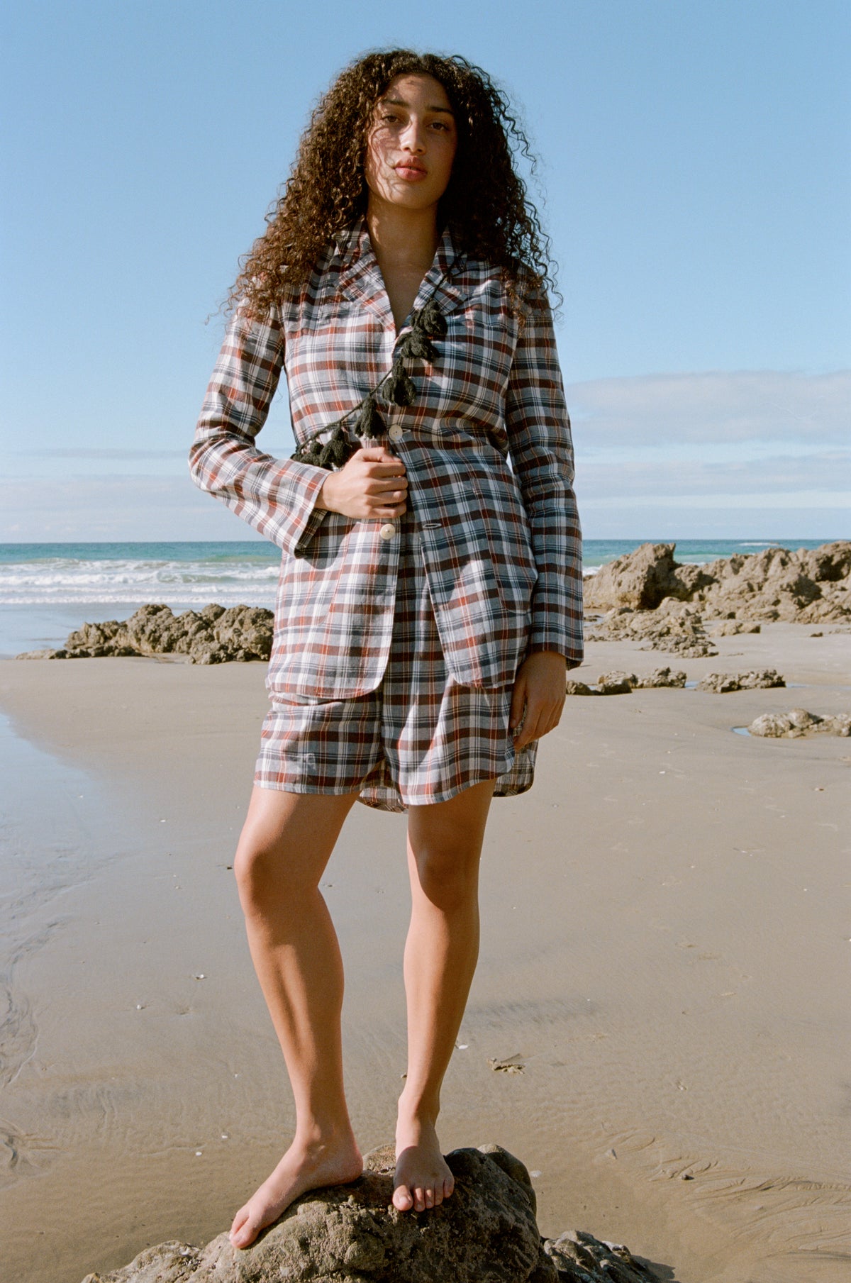 Lane Scholar Plaid Blazer
