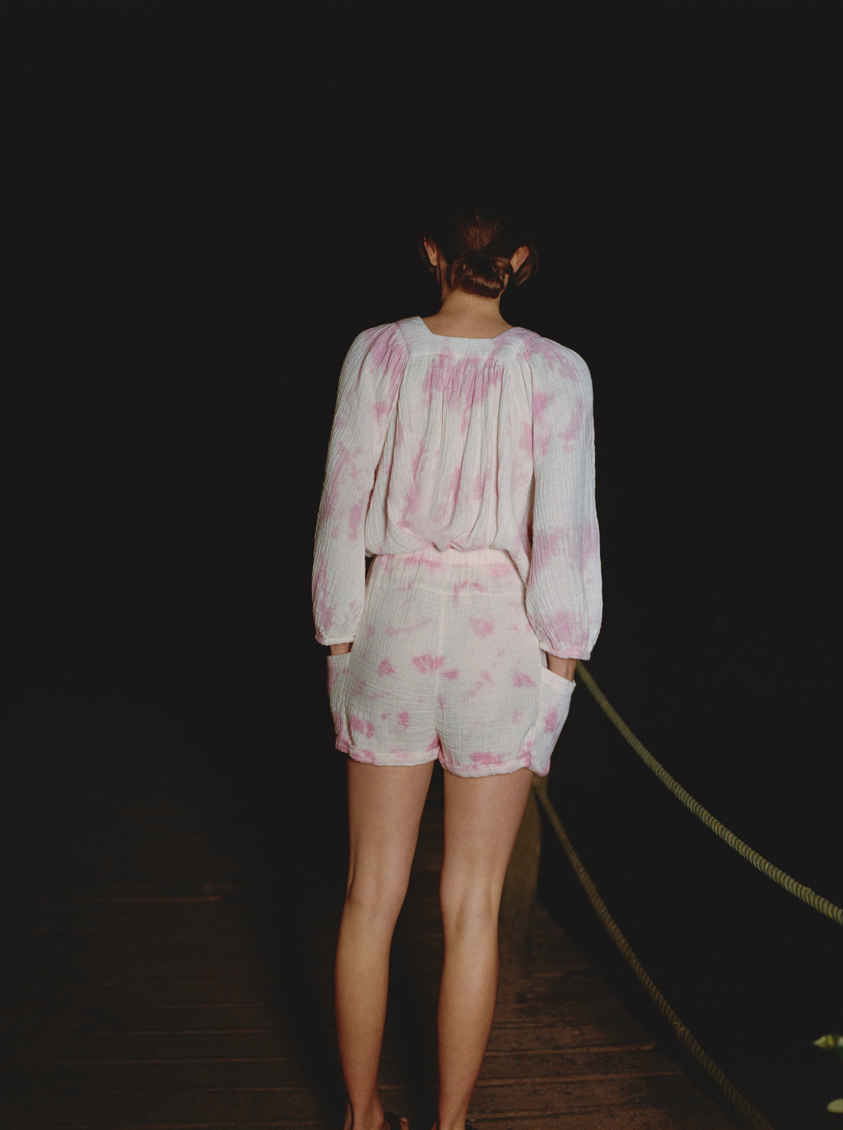 Carrie Mae Poet Tie-Dye Blouse