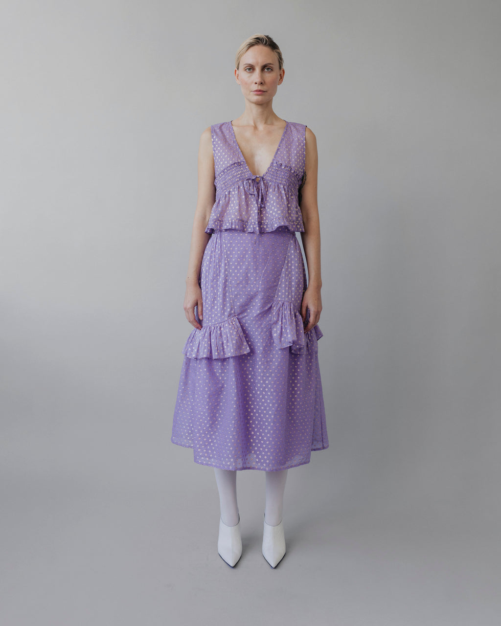 Ida Asymmetrical Midi Skirt
