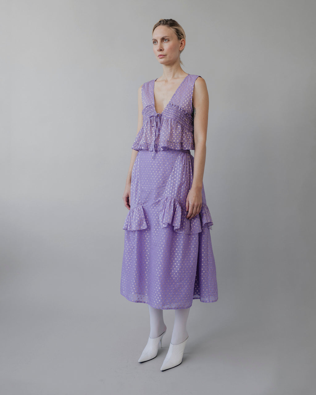 Ida Asymmetrical Midi Skirt