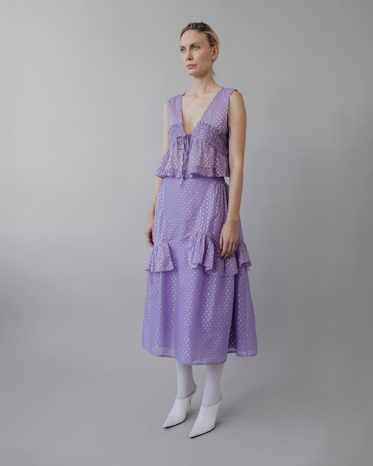 Ida Asymmetrical Midi Skirt