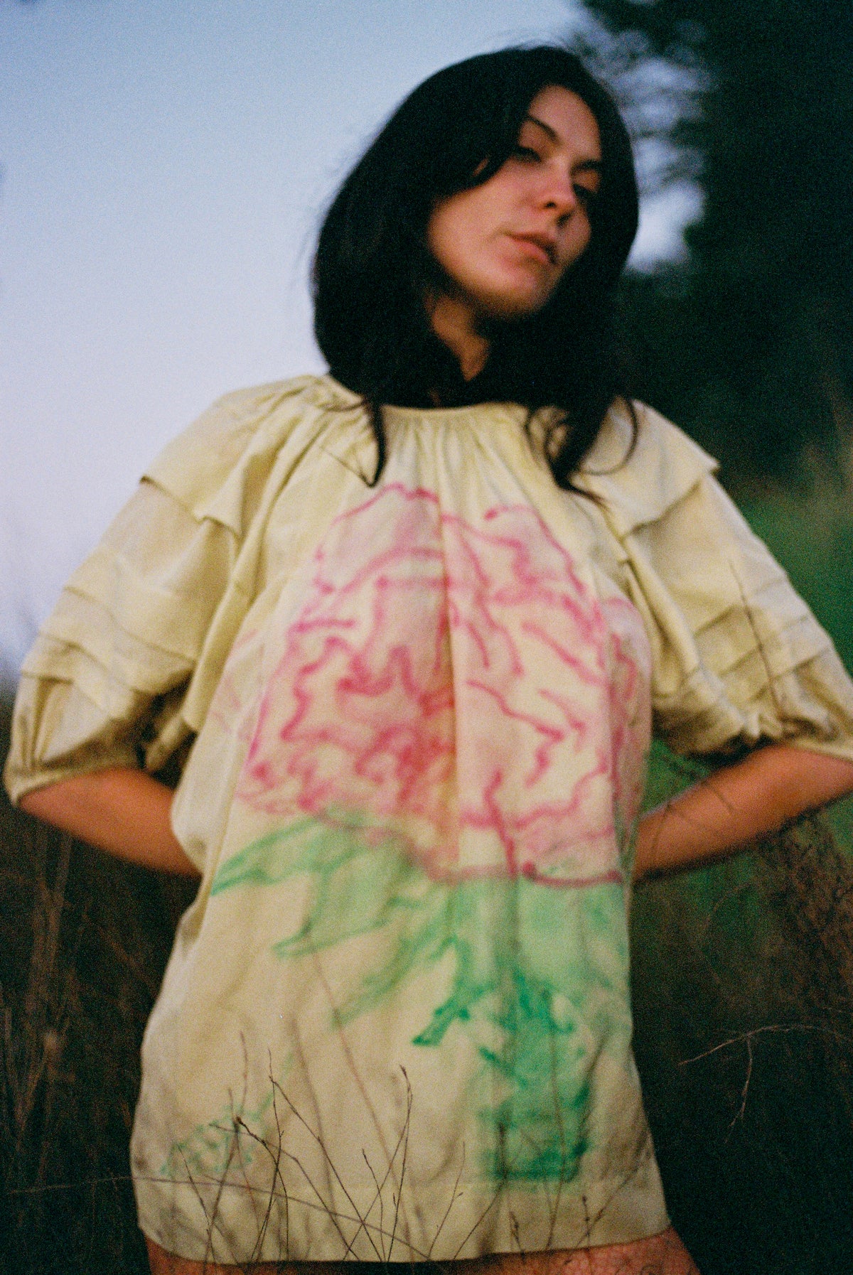 Rishi Pintuck Blouse by Ryder Jones