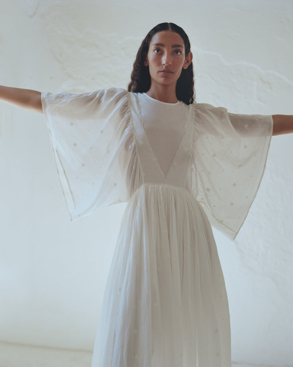 Pilar Flounce Maxi Dress Soft White Pilar Flounce Maxi Dress Soft White