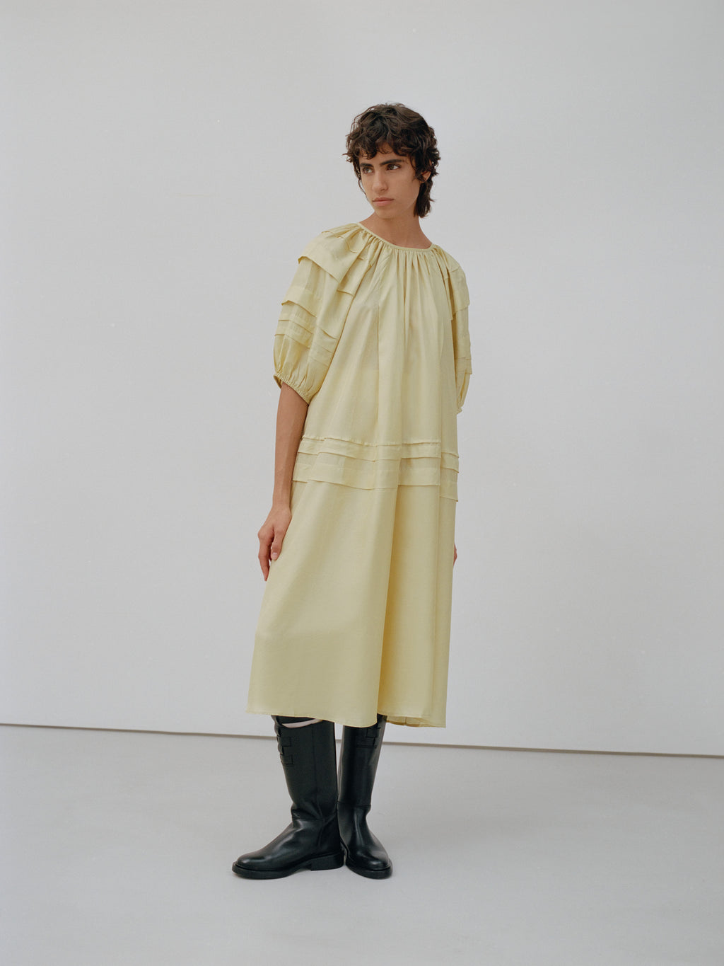 Rishi Pintuck Midi Dress